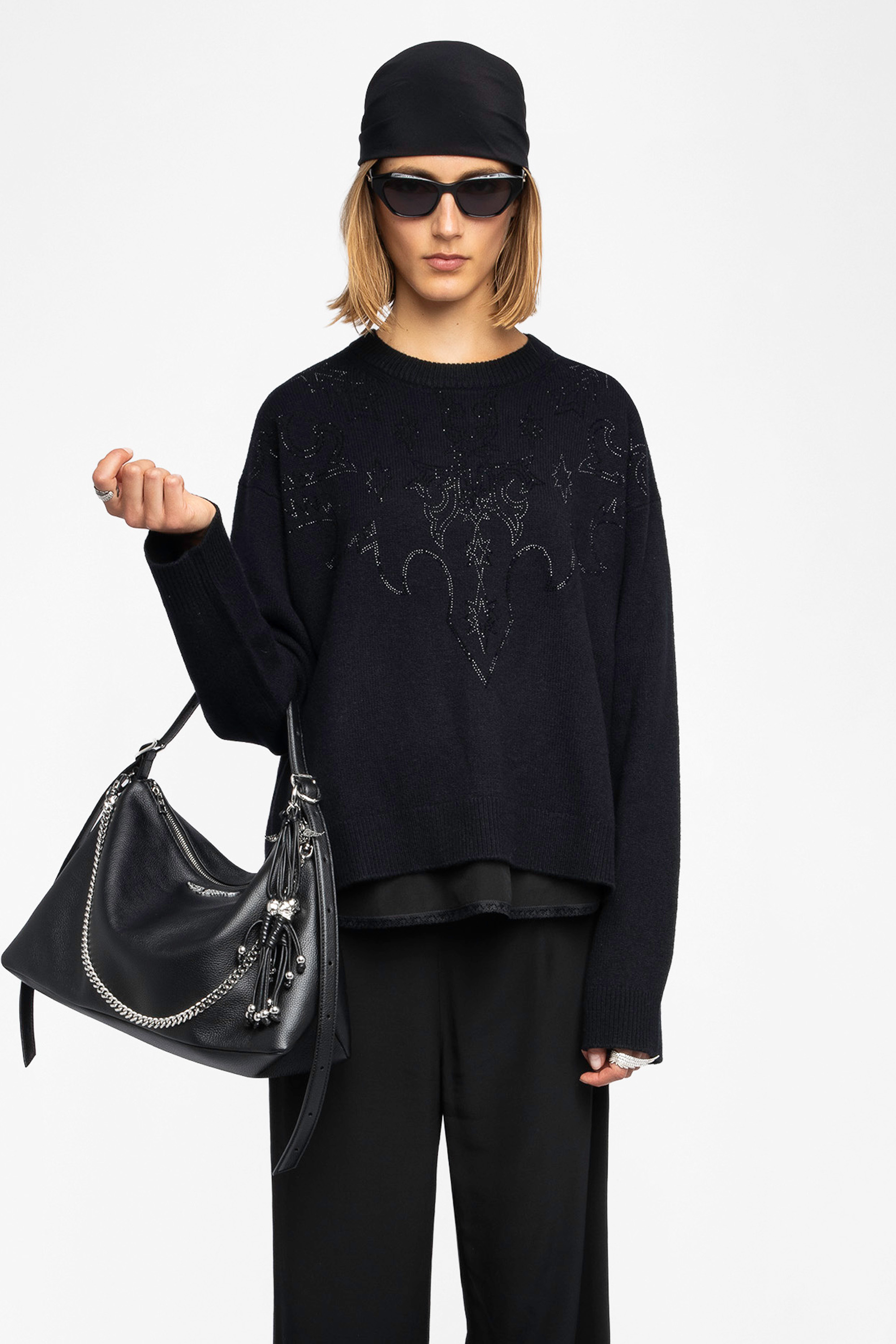 Markuz Strass Cashmere Sweater